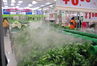 超市保鲜加湿工程案例