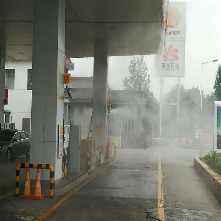 公交站台喷雾降温视频案例