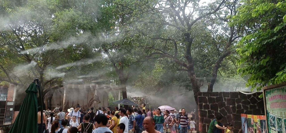 景区喷雾降温视频案例