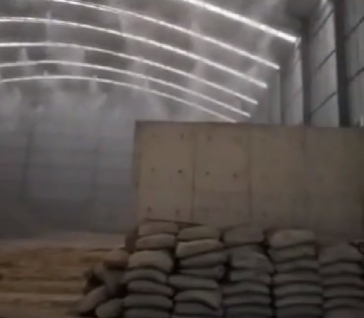 搅拌站喷雾降尘视频案例