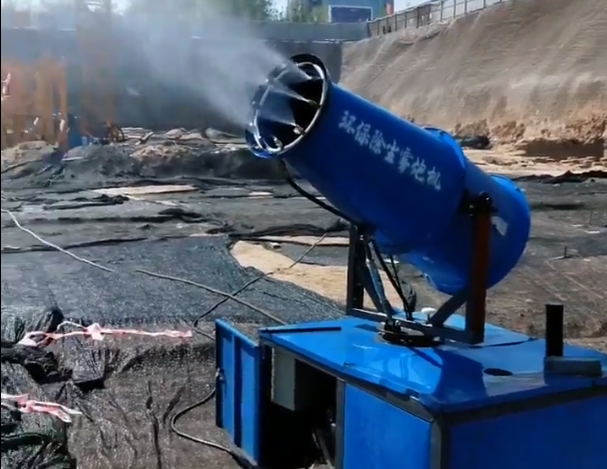 炮雾机除尘视频案例