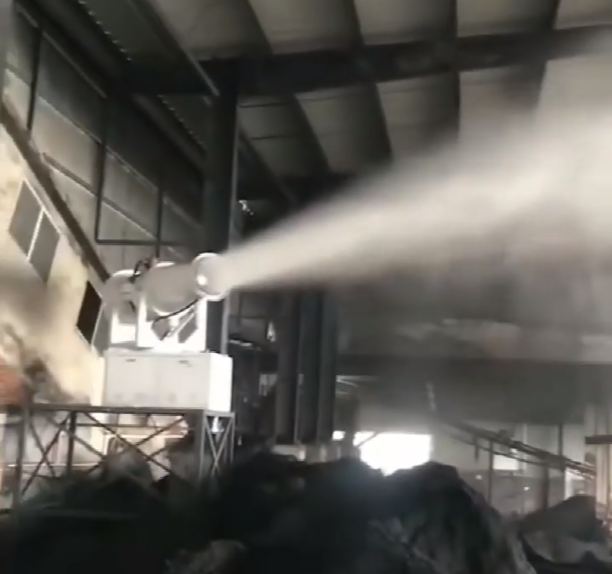 炮雾机除尘视频案例