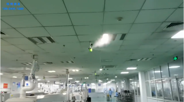 三花集团-先途电子SMT车间干雾喷雾加湿视频案例